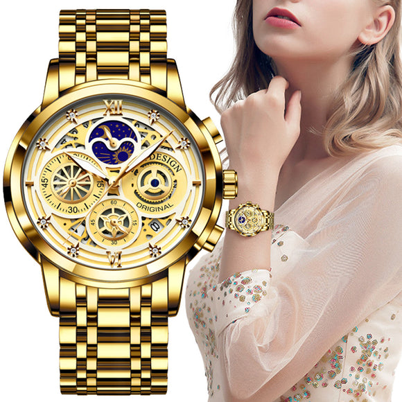 Shawbest-Women's Gold Quartz Watches
