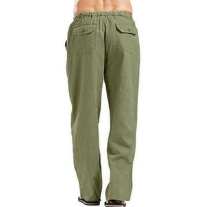Shawbest-New Men's Casual Linen Summer Beach Pants