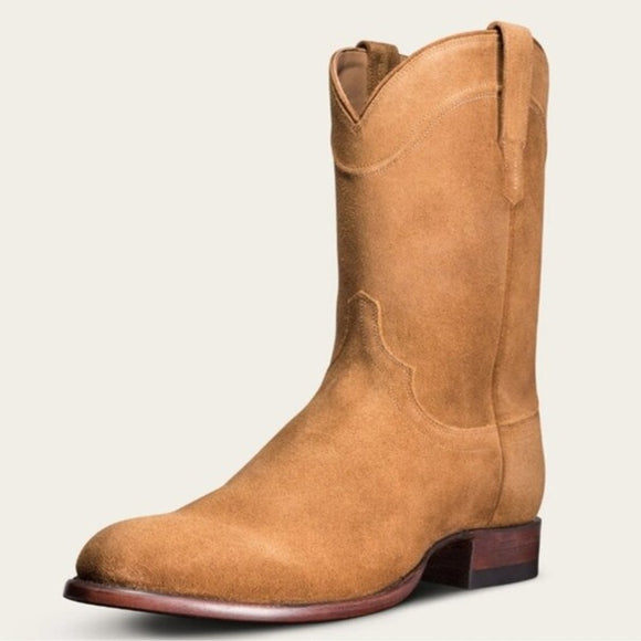 Shawbest-New Men Simple Suede Boots