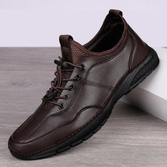 Shawbest-New Men Fashion Leather Casual Shoes