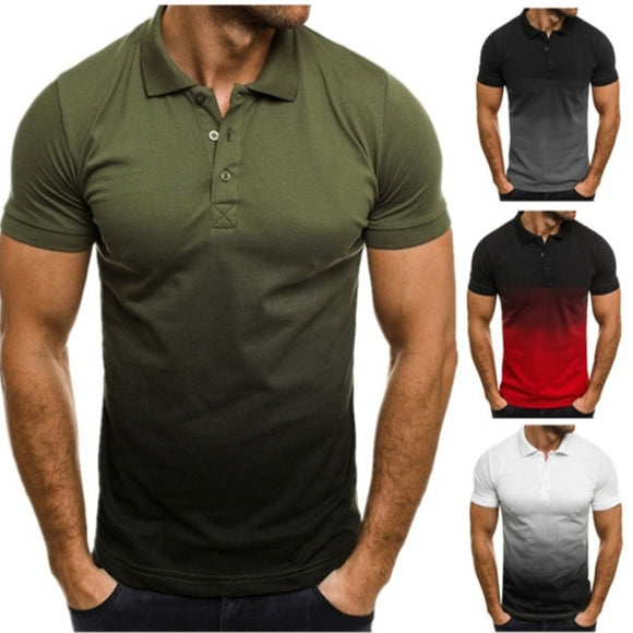 Shawbest-Men's Business Short-sleeved Polo Shirt
