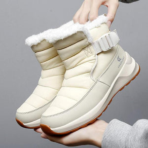 Shawbest-Women Platform Waterproof Mid-calf Snow Boots