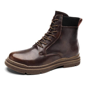 Shawbest-Fashion Genuine Leather Men's Boots