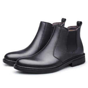 Shawbest-New Mens Leather Fashion Classic Boots