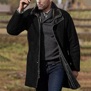 Shawbest-Fashion Casual Mid-length Woolen Coat