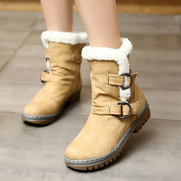 Shawbest-Women Fashion Snow Boots