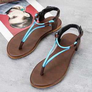 Shawbest-Women Hasp Casual Flat Sandals