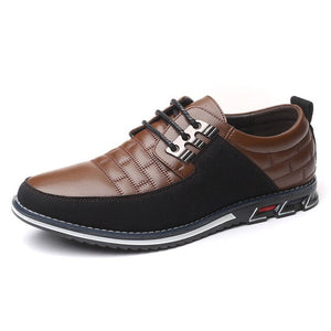 Shawbest-Fashion Casual Oxfords Leather Men Shoes