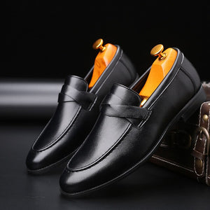 Shawbest - Formal Elegant Leather Men Loafers Shoes