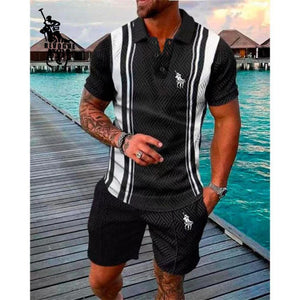 Shawbest-Summer New Beach Polo Suit