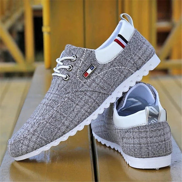 Shawbest-Breathable Casual Canvas Driving Shoes