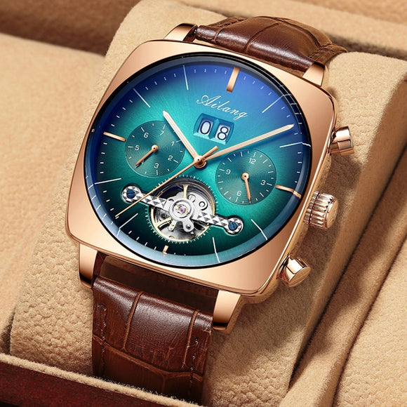 Shawbest-Luxe Square Dial Mechanical Watch